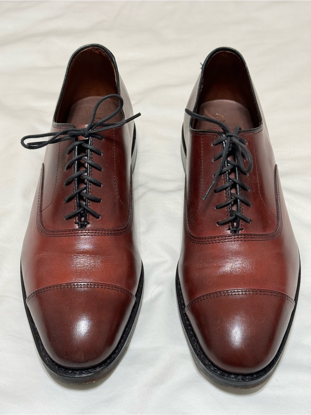 Allen Edmonds Park Avenue (Oxblood) Cap-Toe Oxford Shoes